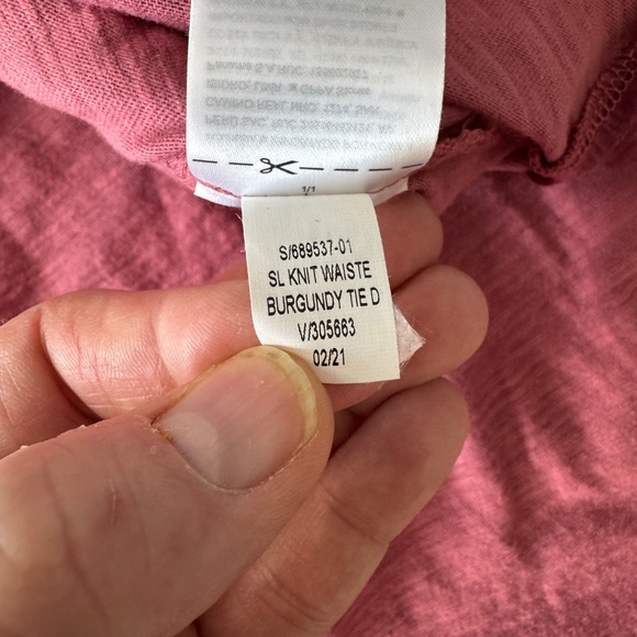 Old Navy Women's Spaghetti Strap‎ Babydoll Summer Dress Tie Dye Burgundy-wine L - Picture 14 of 15